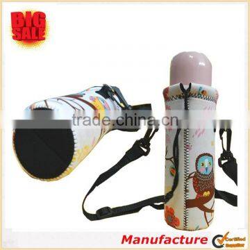 Insulated Soft Sleeve Holder Case Protable Strap Water Bottle Cooler Bag photo-3