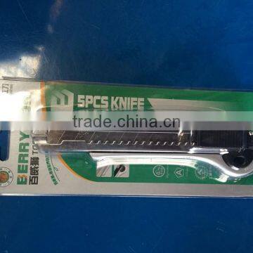 BERRYLION A-alloy 18mm SK5 5pcs Blade ABS Cutter Utility Knife With High Quality photo-5