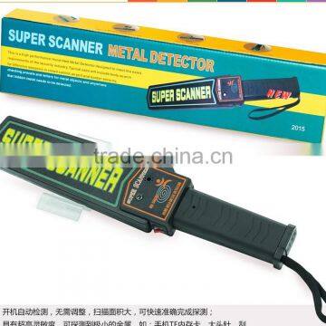 Super Body Scanner Hand Held Metal Detectors / Superwand Handy Detectors With Led Lights photo-6