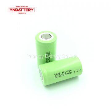 NI-MH Battery SC Size 1.2v Rechargeable 2000mAh Low Self-discharge Battery photo-2