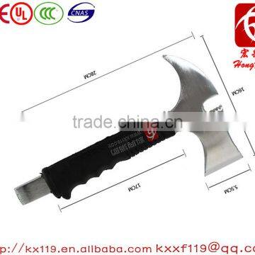 Stainless steel escape rescue axe fire fighting stainless steel camping axe