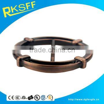 round shape plated copper belt buckle for promotion