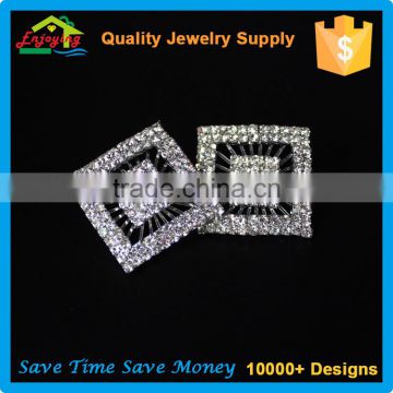 Hot sale geometry design shiny zircon sliver plated earing jewellery