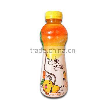 Private Label 430ml Fruit Juice Drink with pulp in PET bottle