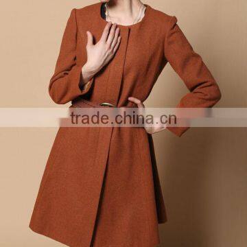 woven wool fabric for winter ladies cheap overcoat designs