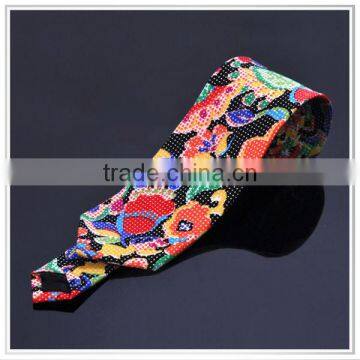 2014 customized colourful design top quality digital printed silk tie