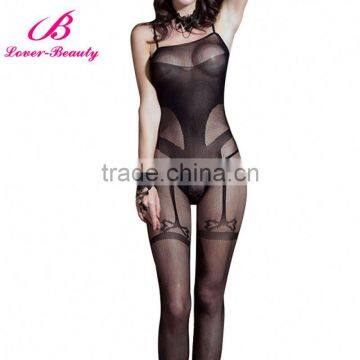 Mature Women Black Hot Sexy Body Stocking Wholesale