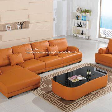 Living Room Leather Sectional Sofa for home