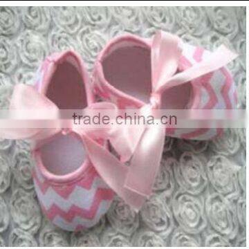 China Product and Low Price Wholesale Soft Chevron Soft Shoes for 0-15months Baby Kids for Summer and Spring photo-3