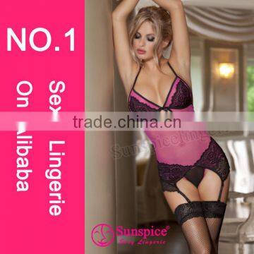 2015 Sunspice hot sale newest design super girl hot sexy images lingerie sexy fat girls in lingerie sexy garter set