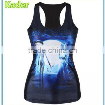 Glow in the dark graphics tank top