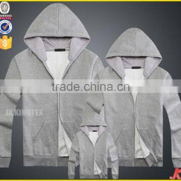 OEM/ODM Wholesale Contrast Color OEM Service Men's Zipper-up Hoodies With Your Own Logo KHI-003 photo-4