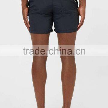 Wholesale Navy Blue Mens Swim Shorts Summer Breathable Cool Short Custom photo-3