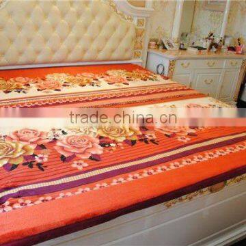 100% polyester Mink velvet blanket for home