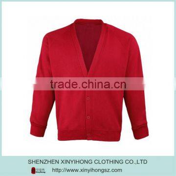 Promorion Fahsion Design Red Color V Neck Soft Knitwaer For Men