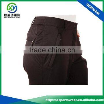 2016 Popular Design Black Color 100% Polyester Waterproof Adjustable Leg Golf Pants ,track Pant ,sports Trousers for Women photo-3