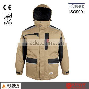 Good Design Winter Parka Men Safety Clothing With Tape Seam EN343 photo-2
