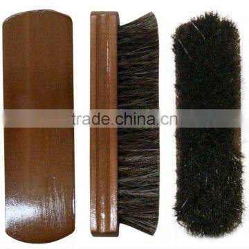 Horse hair beautiful shoe brush