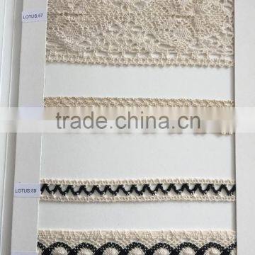 Customized Different Type Embroidered Cotton Lace