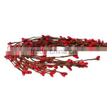 Cheap Stamen Pip Berry Stems Red Gypsum Artificial Flower Stamen photo-6