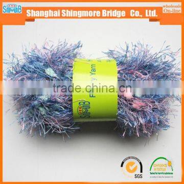 Online Shopping First Choice Feather Pompom Yarn From China Feather Pompom Twisted Yarn Factory in a Low Price photo-2