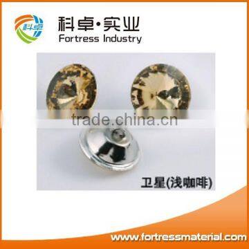 high quality sofa crystal shank button