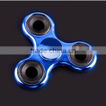 Promotional Stock Solid Color Tri-spinner Fidget Toy Finger Fidget Spinner Of Hand Fidget Spinner