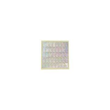 new design paper laser sticker