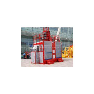 frequency conversion construction material lift