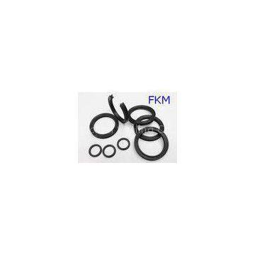 FKM Black Heat Resistant Quad Ring For Diesel Fuels , Rubber X Ring Seals