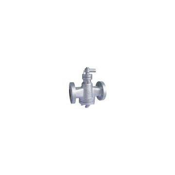 Inverted pressure balance type plug valve