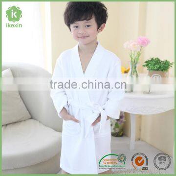 Wholesale Waffle Cheap Kids White Bathrobes