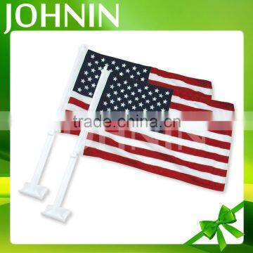 Wholesale Different Material 30*45 cm Polyester American Car Flag photo-3