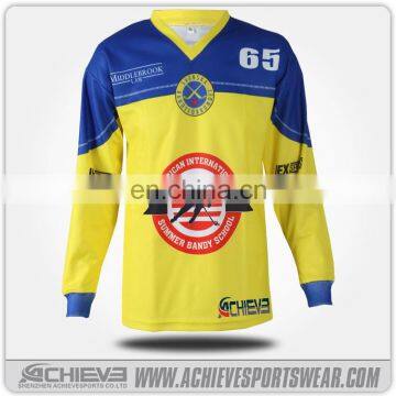 Custom Sublimated Hockey Uniforms Team Traning Hockey Gear Gym Practice Hockey Jerseys Suits photo-5