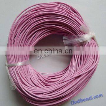 1jewelry cords 1mm/2mm/ 3mm/4mm/5mm/ smooth round jewelry cords geunine leather cords