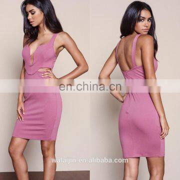 High quality wide strap nylon tee bandage dress, bra open bodycon dress