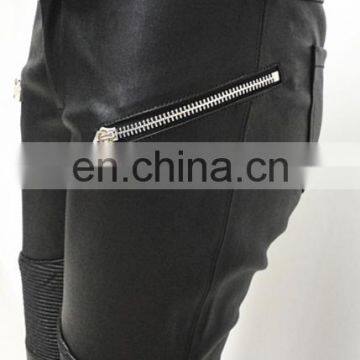Wholesale Stretch Leggings Stretch Lamb Leather Pants Stretch Pants for Ladies photo-5