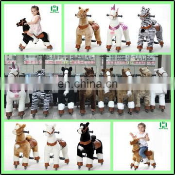 HI Good quality kids mechanical ride on horse, ride on horse toy pony