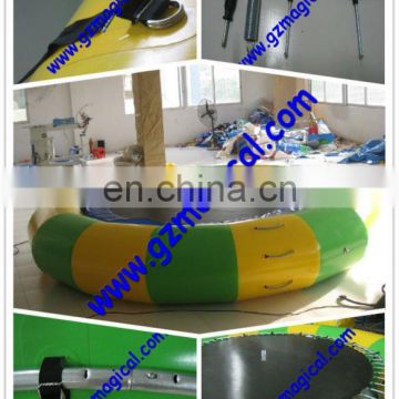 Inflatbale water toy for the lake inflatable water sport game