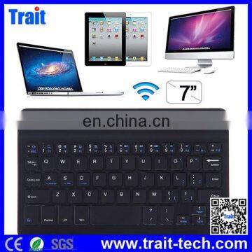 China Supplier High Quality Universal Wireless bluetooth keyboard for 7 inch tablet pc