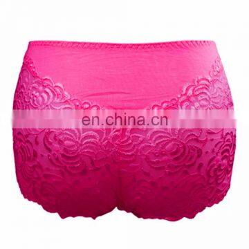 BestDance sexy Dark Pink underwear high waist cut briefs panty thong underwear for women OEM