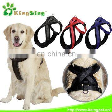 Large Dog Harness Vest Pet Products 3 Colors Comfortable Thick Nylon Professional Dog Chest Straps