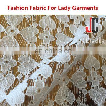 AL8062 shaoxing JC wholesale soft lace fabric nylon lace trim lace fabric market in dubai