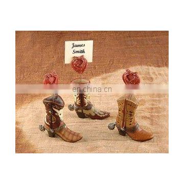 Cowboy Boot Place Card Holders