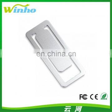 Winho clip on rectangle bookmark clip