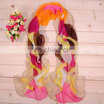 Wholesale Cheap Fancy Chiffon Printed Shawl Scarf photo-2