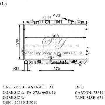 Auto Radiator For Hyundai Elantra′00 at