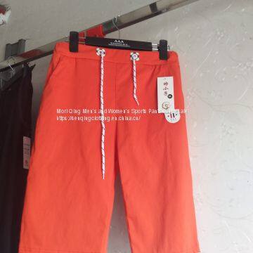 Summer Suit Men's Trend Five-point Sweatpants Straight Tube Handsome Pure Color Casual Pants photo-5