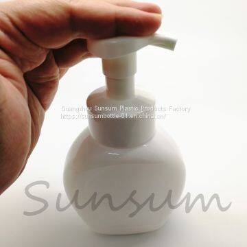 Hot Sales 330ml White Plastic Soap Foam Nurse Hand Sanitizer Bottle photo-3