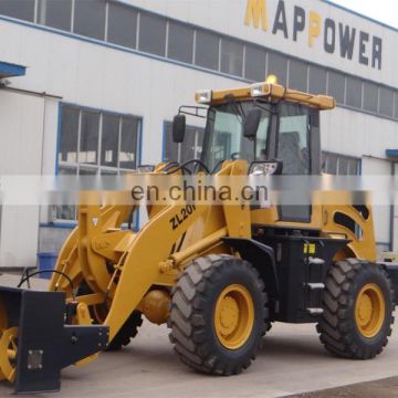 2000kg Loading Capacity Construction Machinery Mini Wheel Loader ZL20